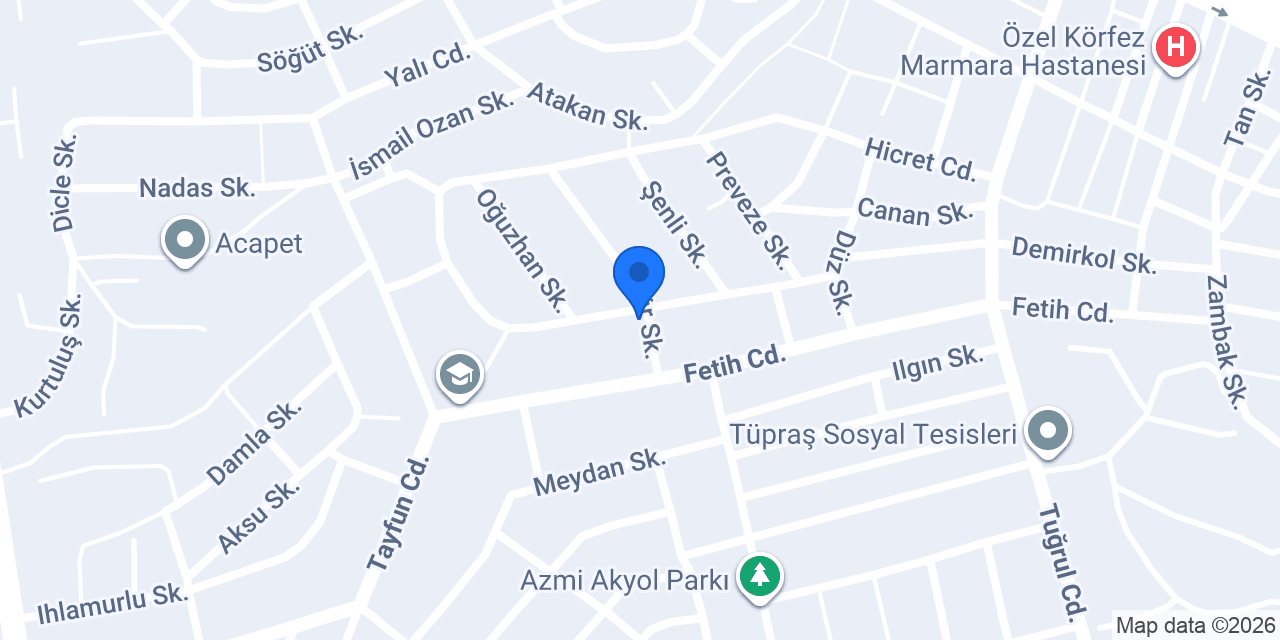 Saka yapı Dekorasyon konumu