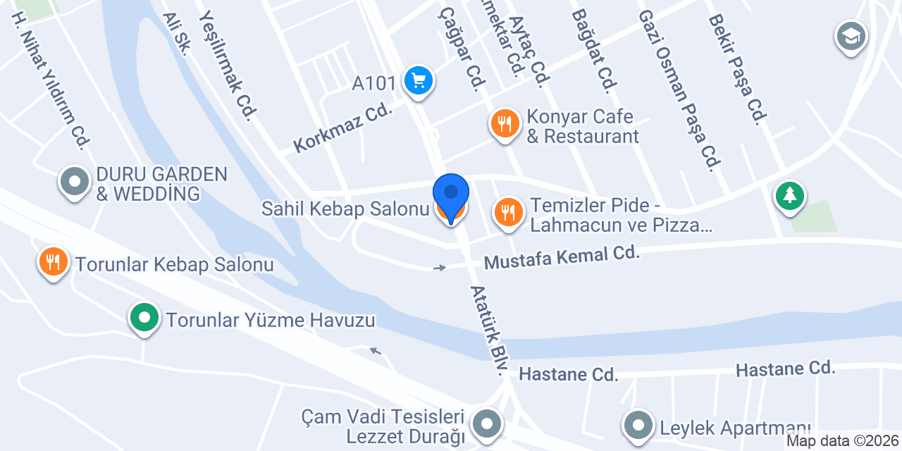 Tercan Kuaför Salonu konumu