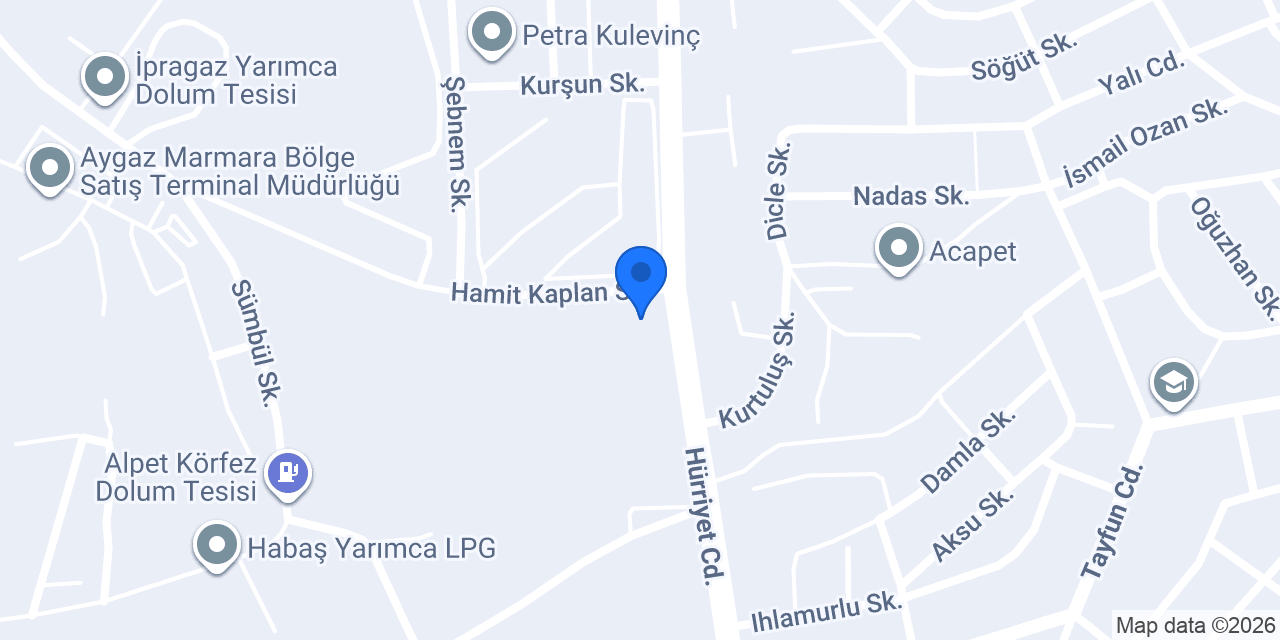 Opet Körfez B Terminali konumu