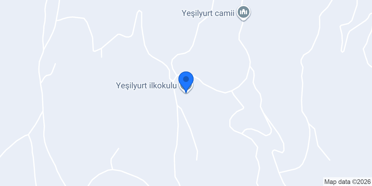 Yeşilyurt ilkokulu konumu