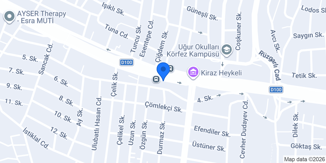 Ezgi Oto Kilit konumu