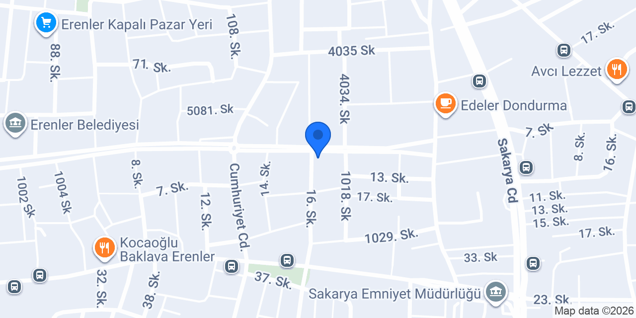MADEN AUTO | SAKARYA GALERİ konumu