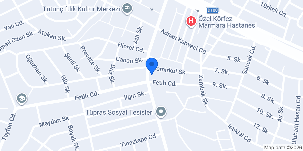 İzmit Yemek konumu