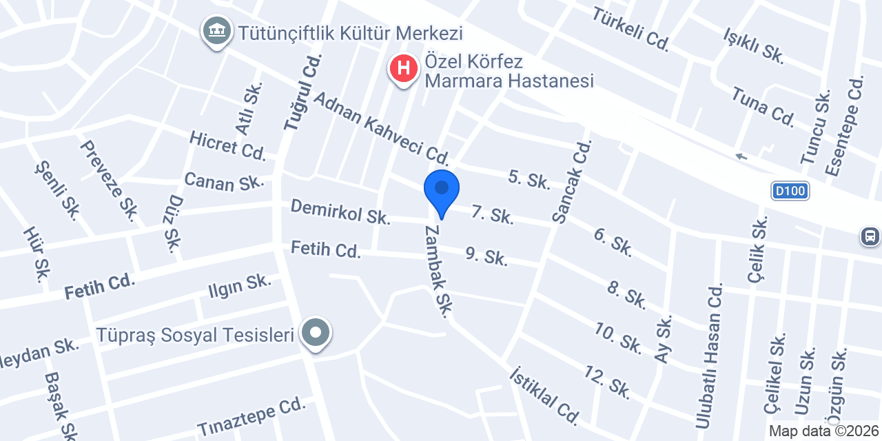 Aras Kargo Yarımca Şubesi konumu