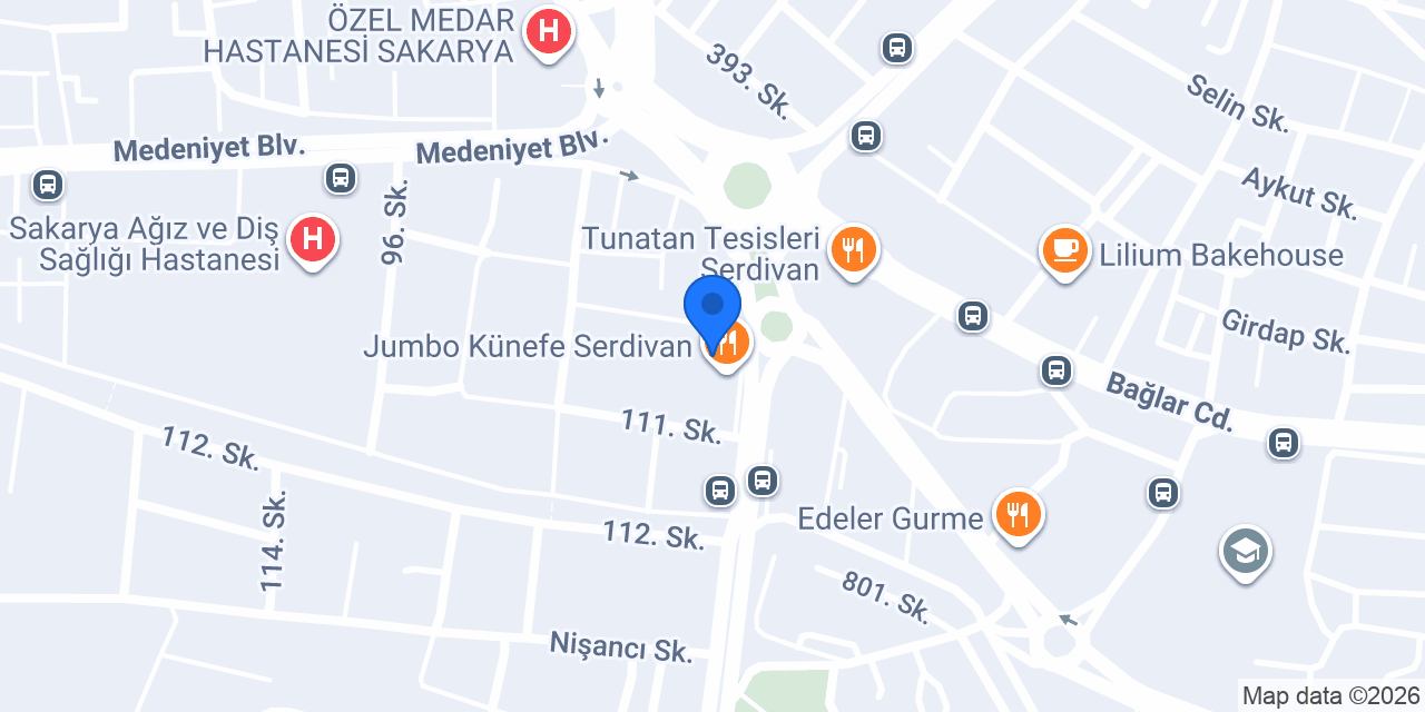 Ada Kahve • Serdivan konumu