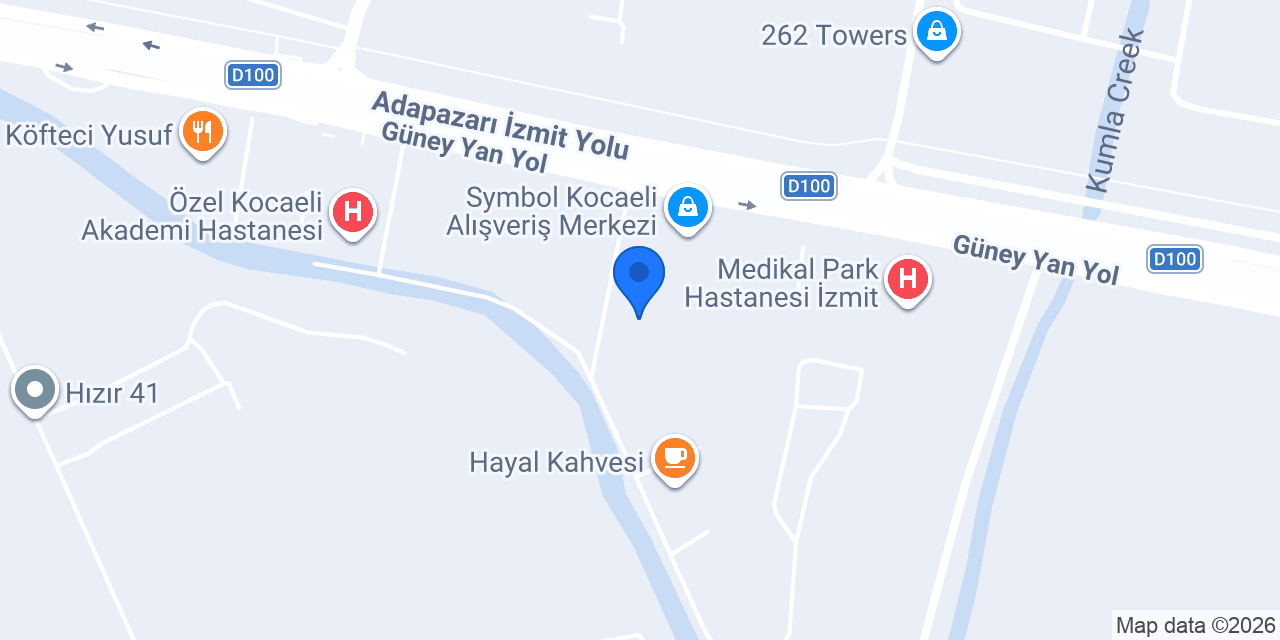 MADO İzmit Symbol Avm konumu
