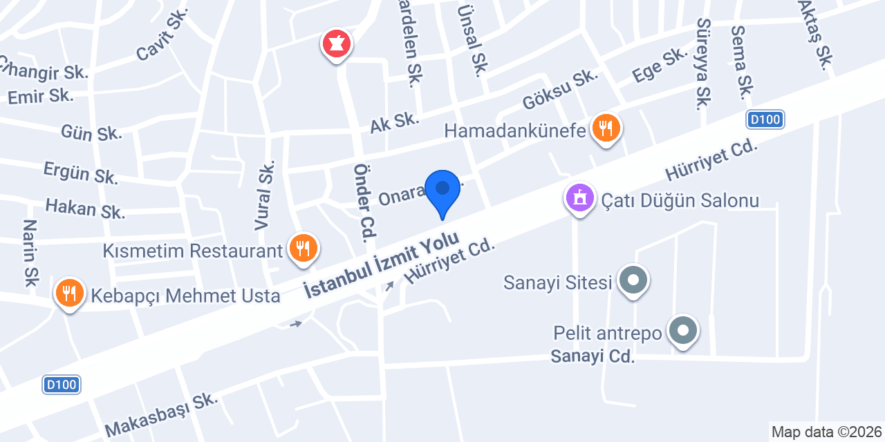 Sarıoğlu Oto konumu