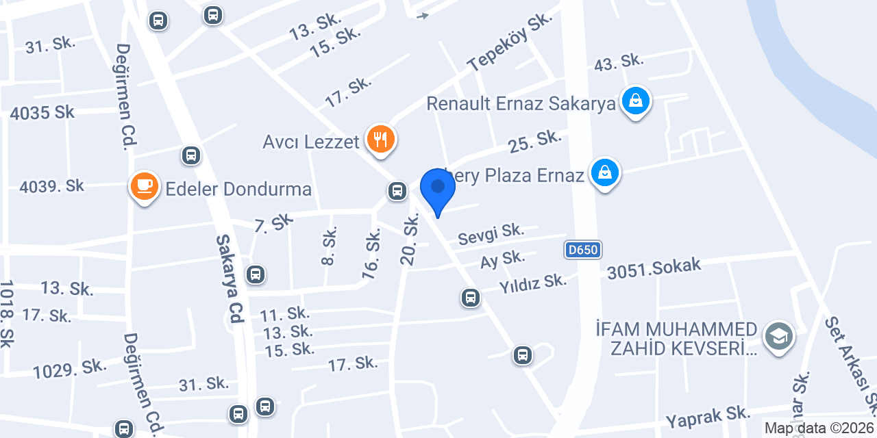 Ustalar Mobilya konumu