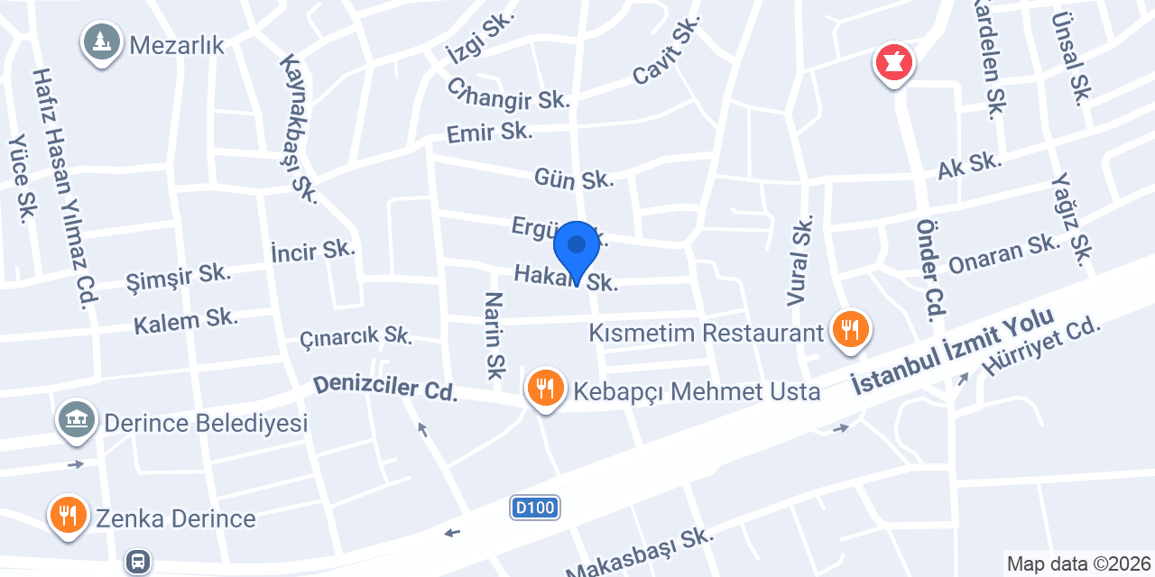 Peridk Atölye konumu