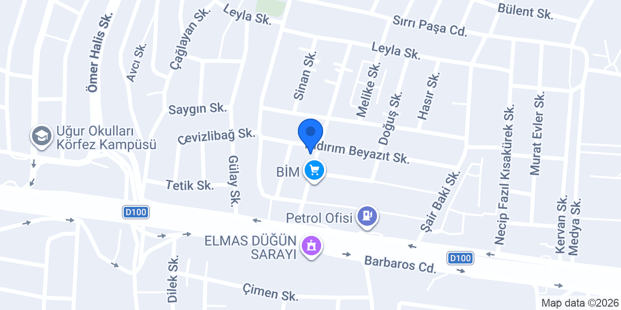 ÇİLENK OTOMOTİV konumu
