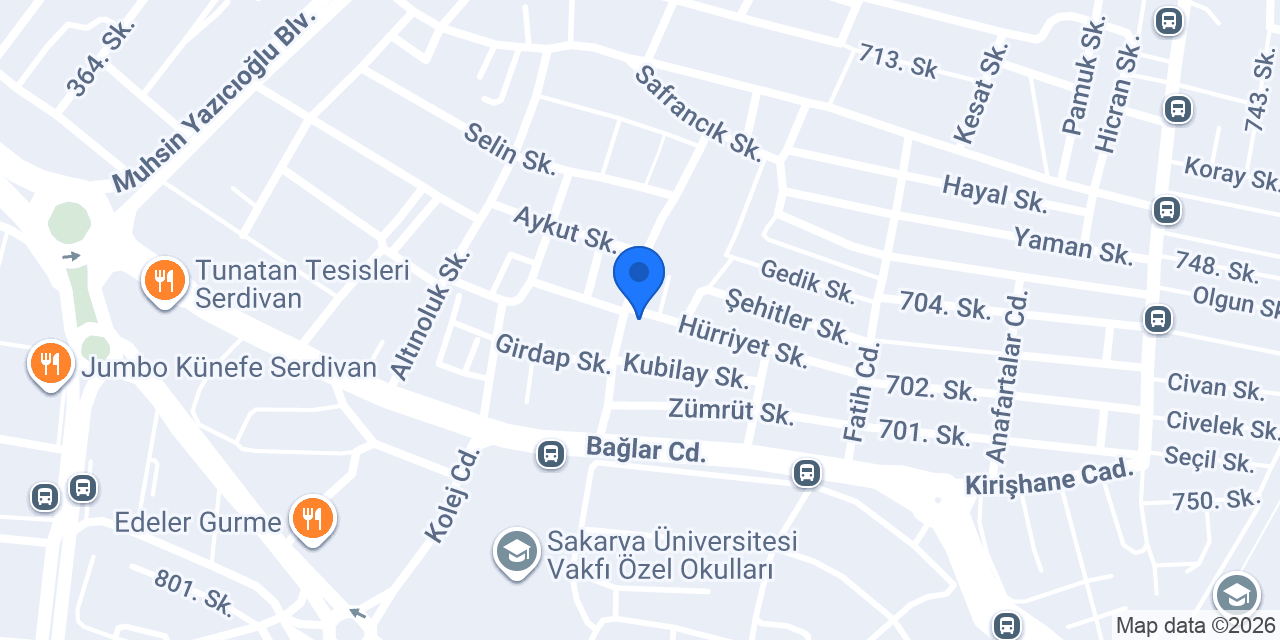 Moto Garaj Sakarya konumu