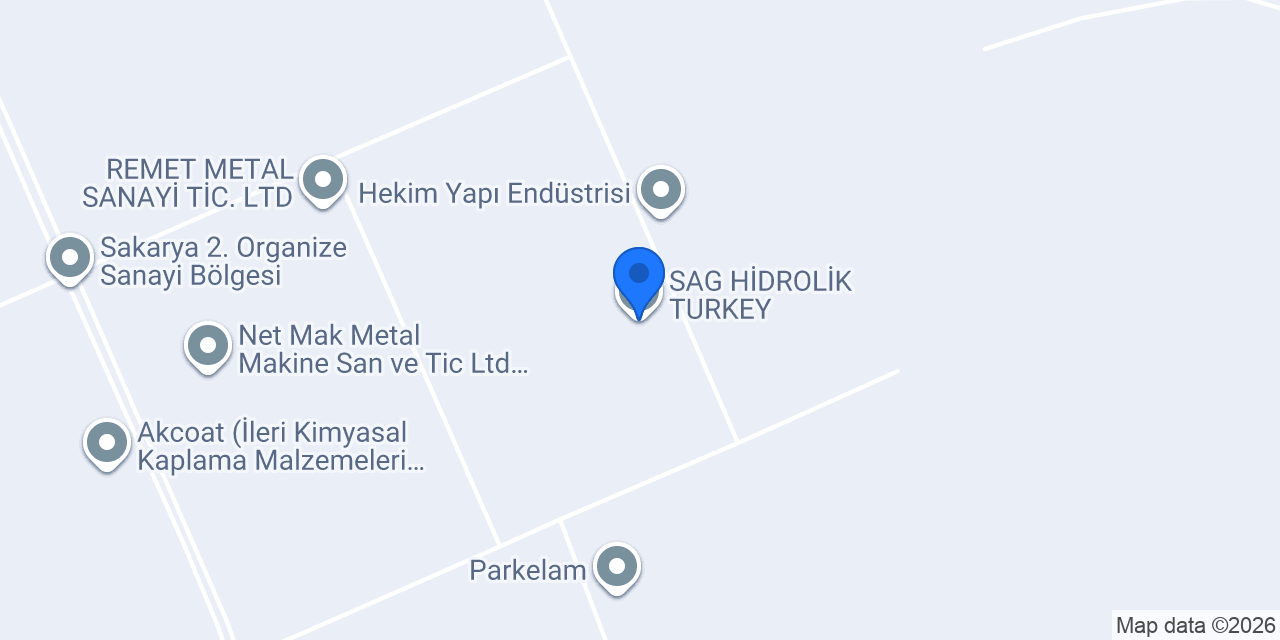 SAG HİDROLİK TURKEY konumu