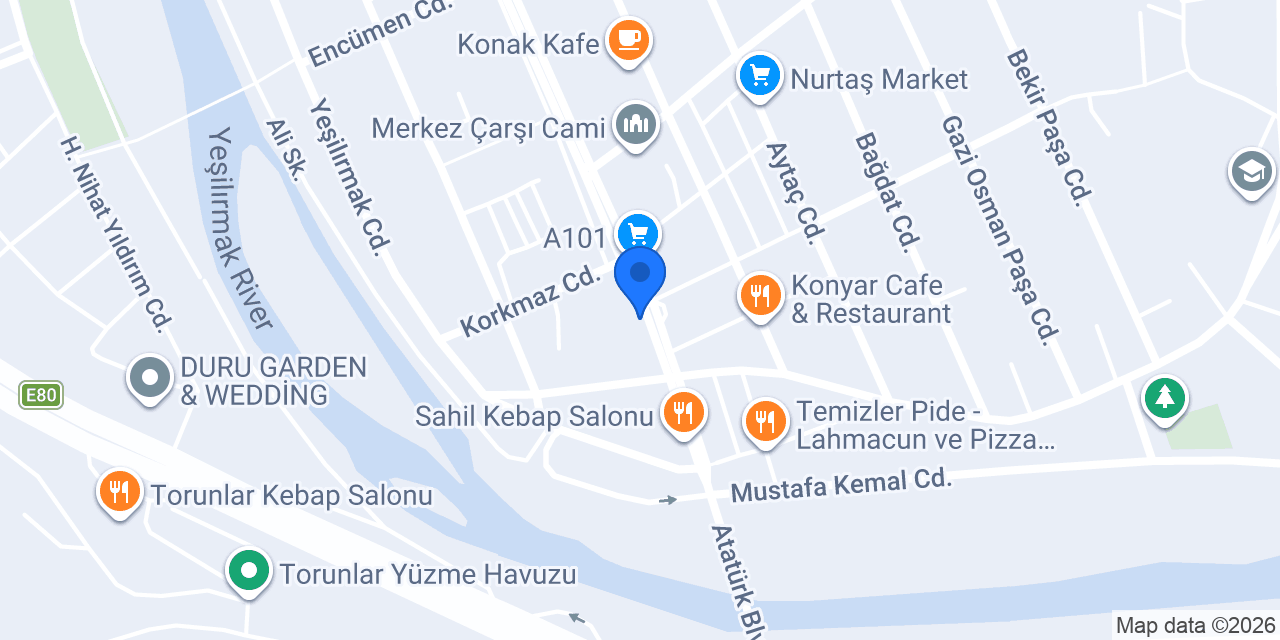 Tutkun Pastane ve Simit Sarayı konumu