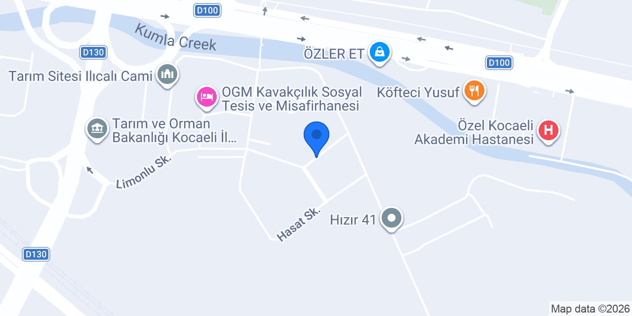 Kocaeli Süs Bitkileri Üreticileri Birliği konumu
