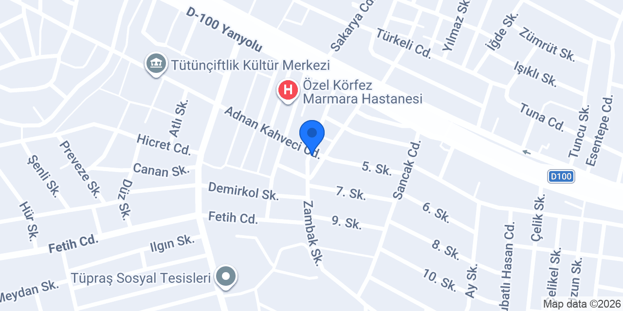 Akyol Taksi konumu