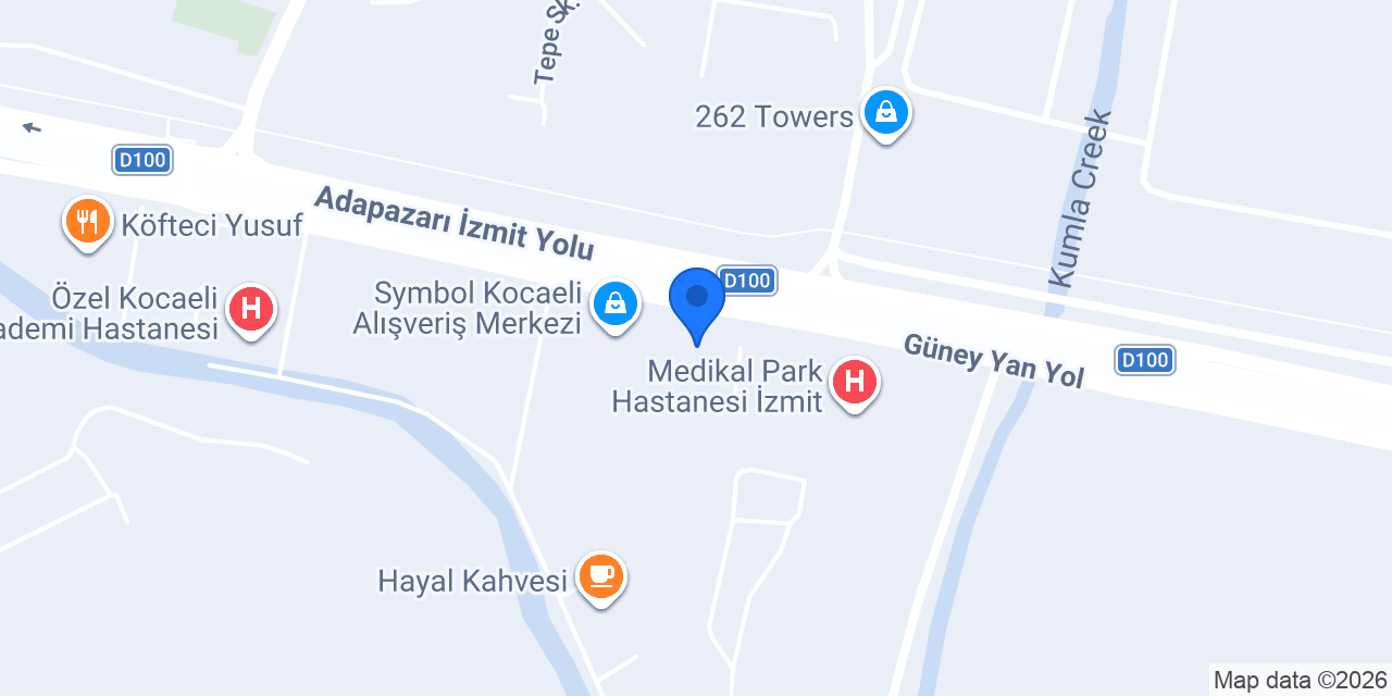 Terra Pizza - Kocaeli Symbol Avm konumu