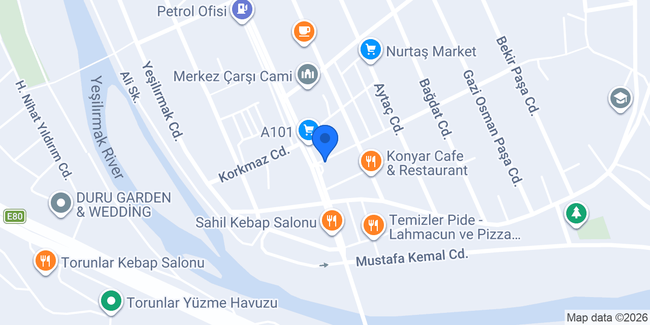 Papatya Çiçekçilik konumu
