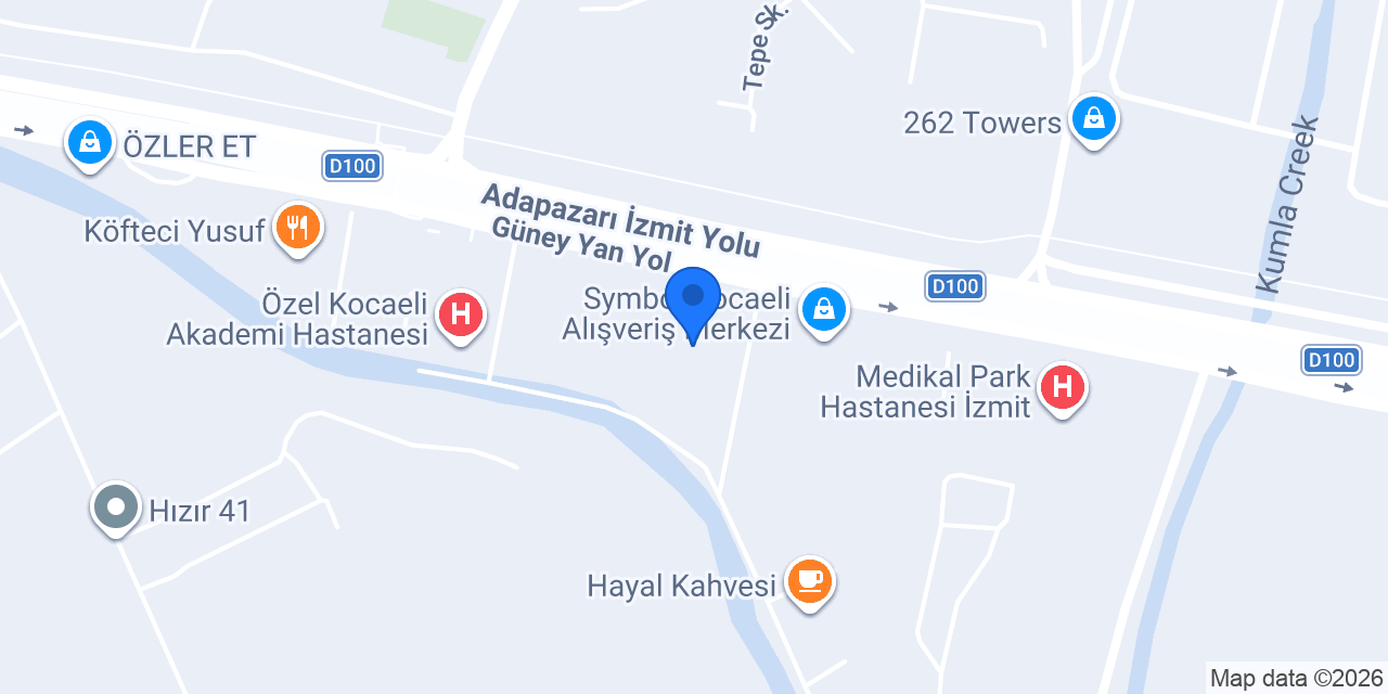 Decathlon İzmit konumu