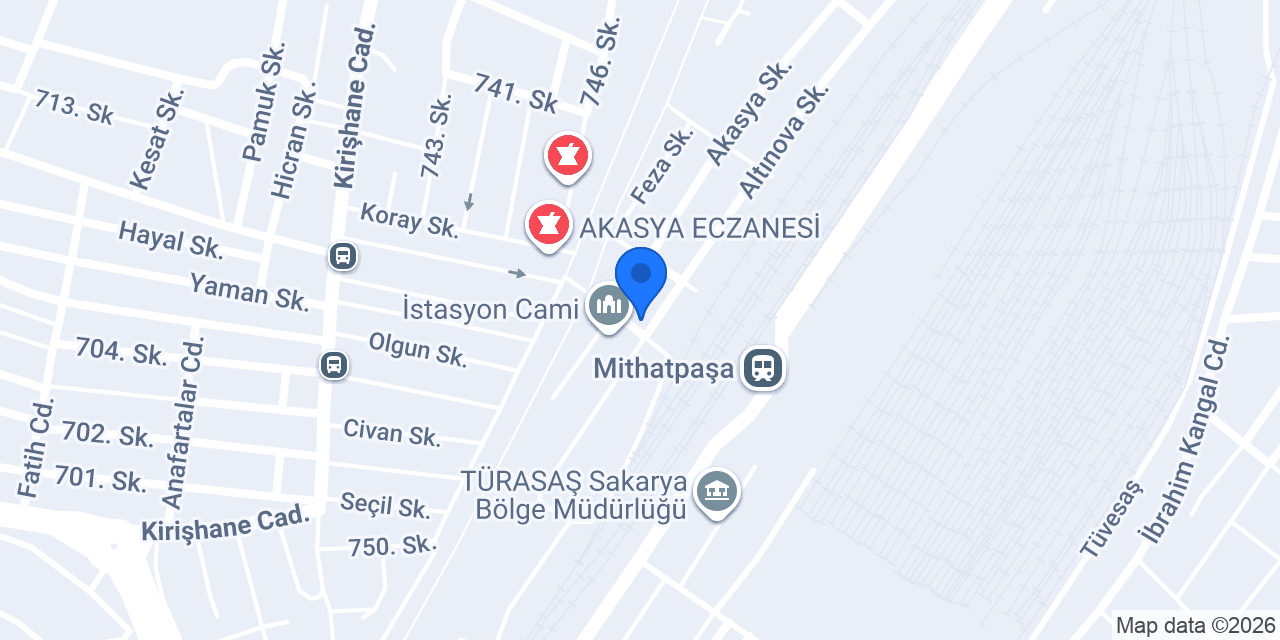 Mithatpaşa Lahmacun konumu