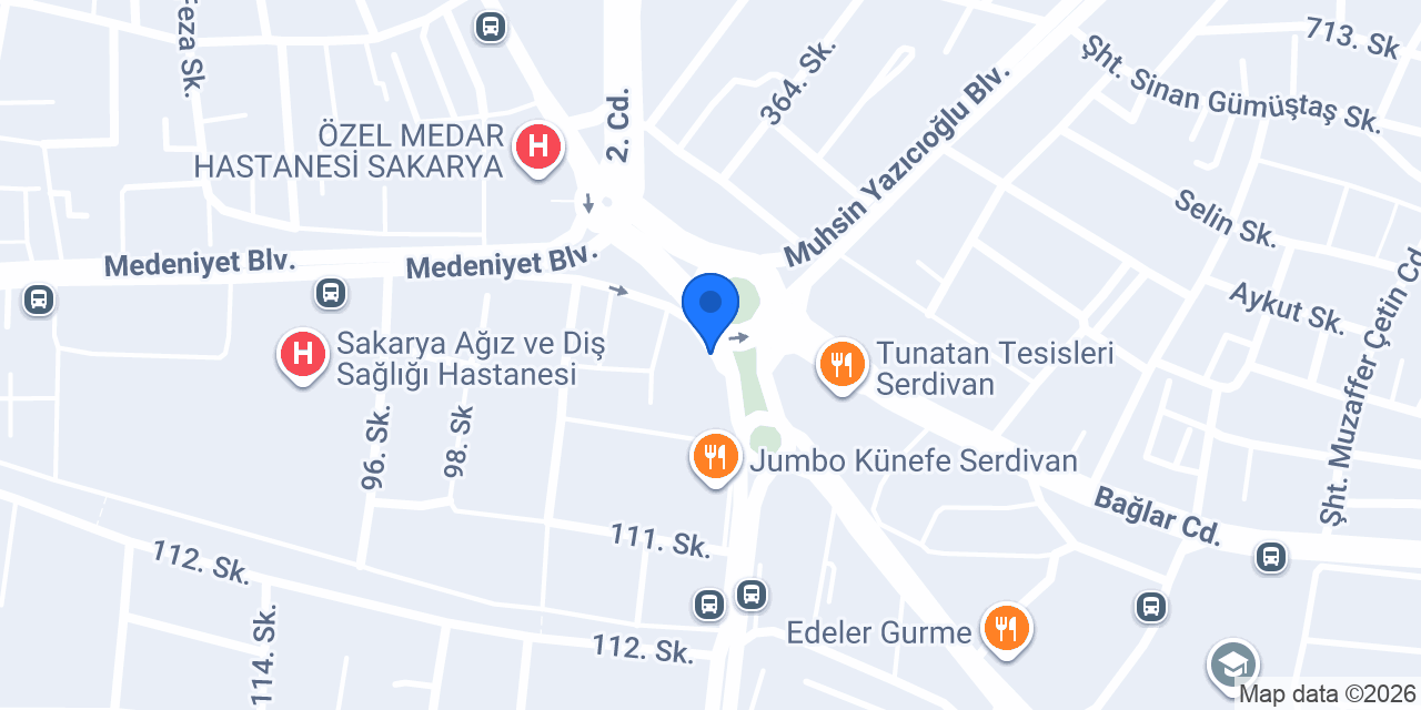 Sevilmiş Çorba Serdivan konumu
