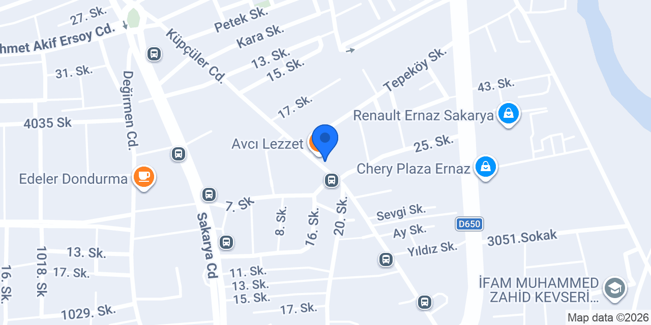 Sakarya Dekarasyon konumu