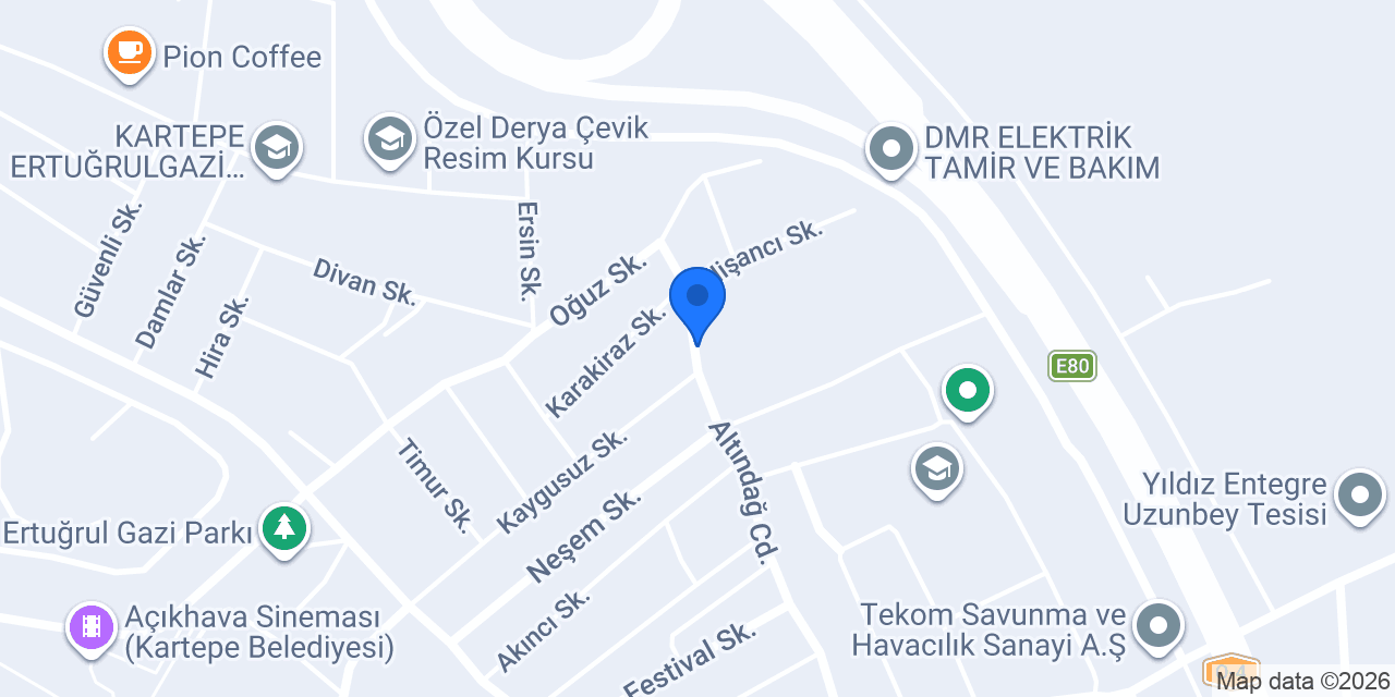İxora Shop konumu