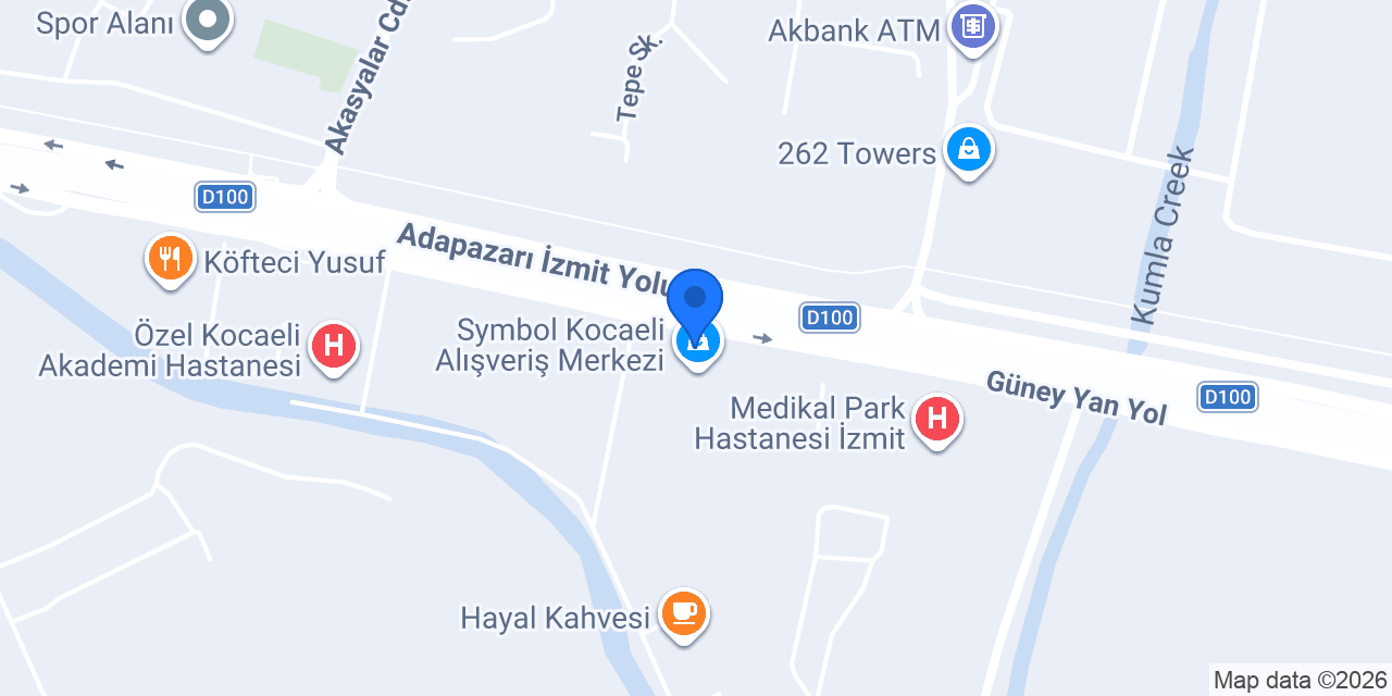 BURSA KEBAP EVİ SYMBOL AVM konumu