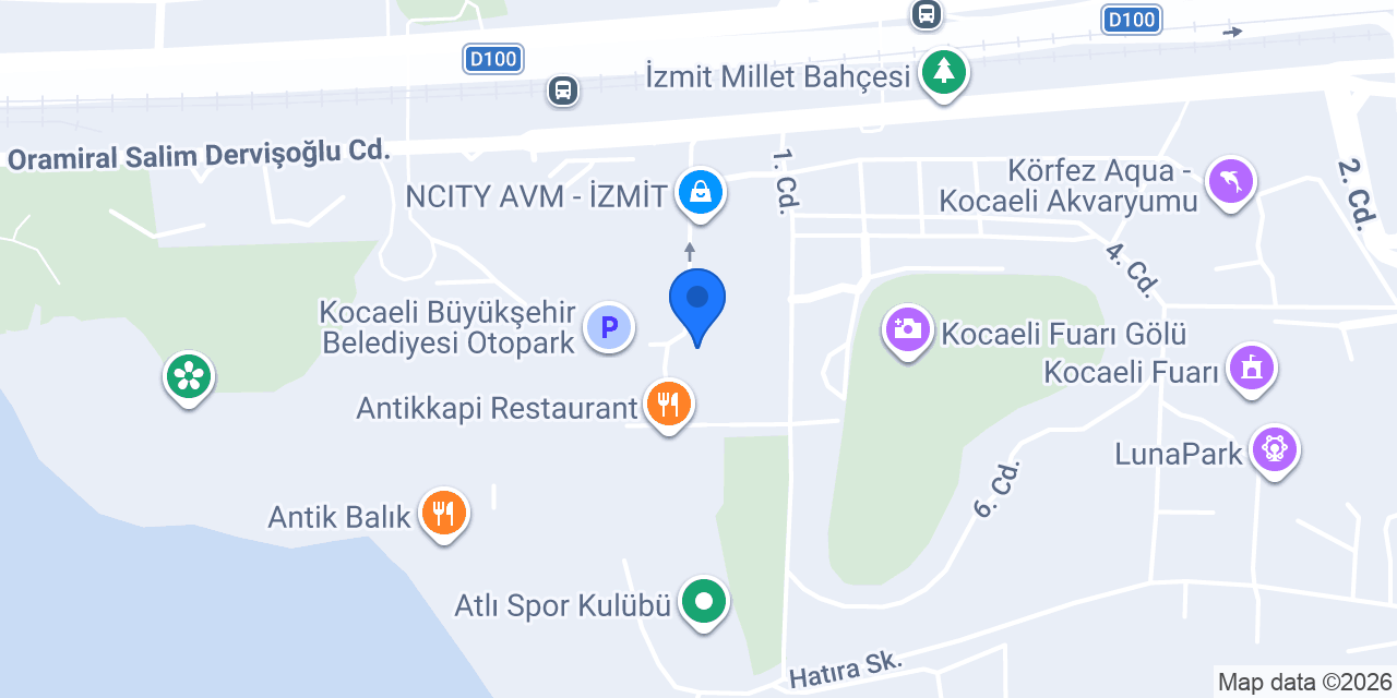 ebebek Kocaeli İzmit Ncity AVM konumu