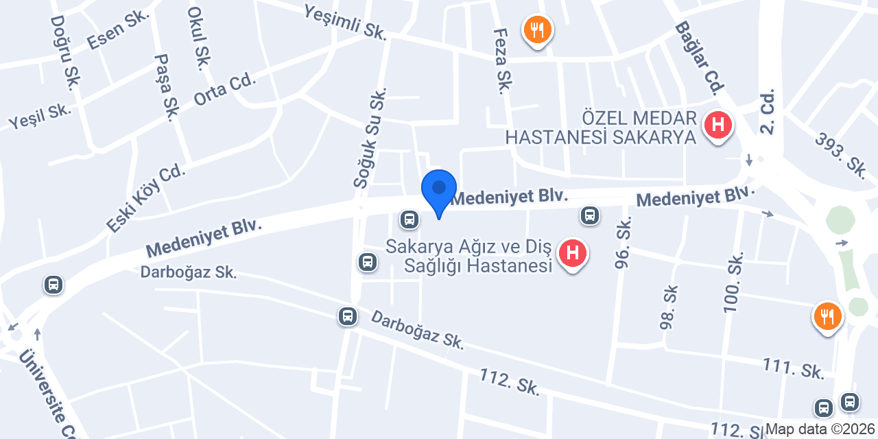 SERDİVAN ŞİMŞEK SÜRÜCÜ KURSU konumu
