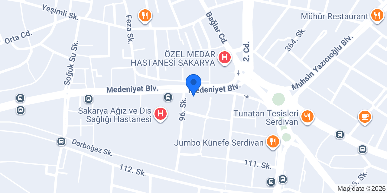 Brew Mood Coffee & TEA Sakarya konumu