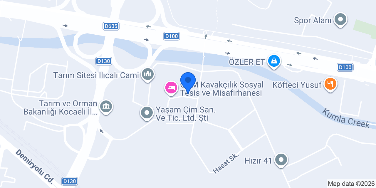 Kavakçılık Araştırma Müdürlüğü konumu