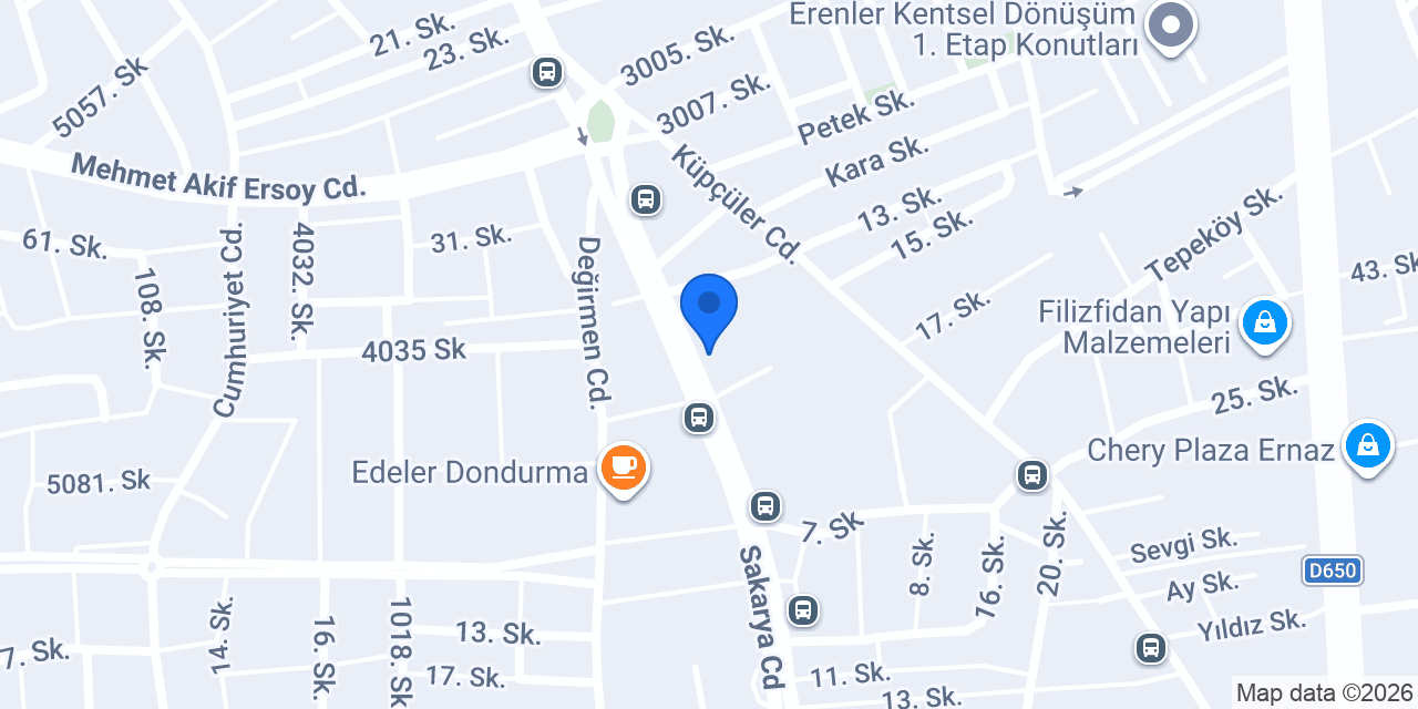 Savaş Petlas Oto Lastik konumu
