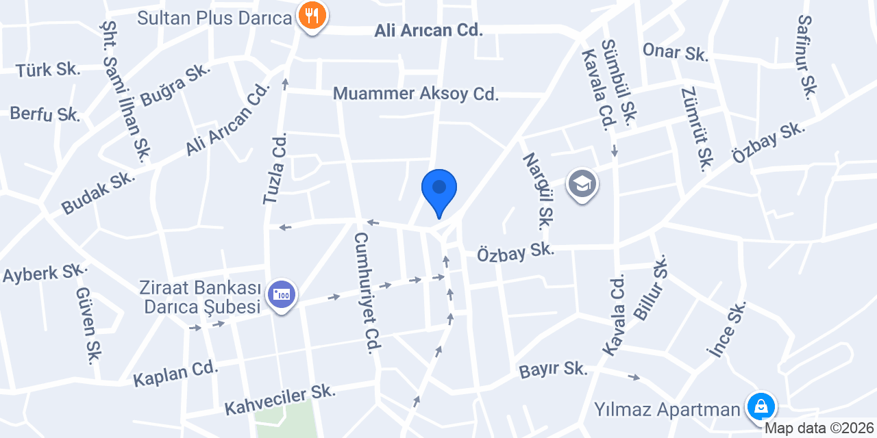 Darıca Optik konumu
