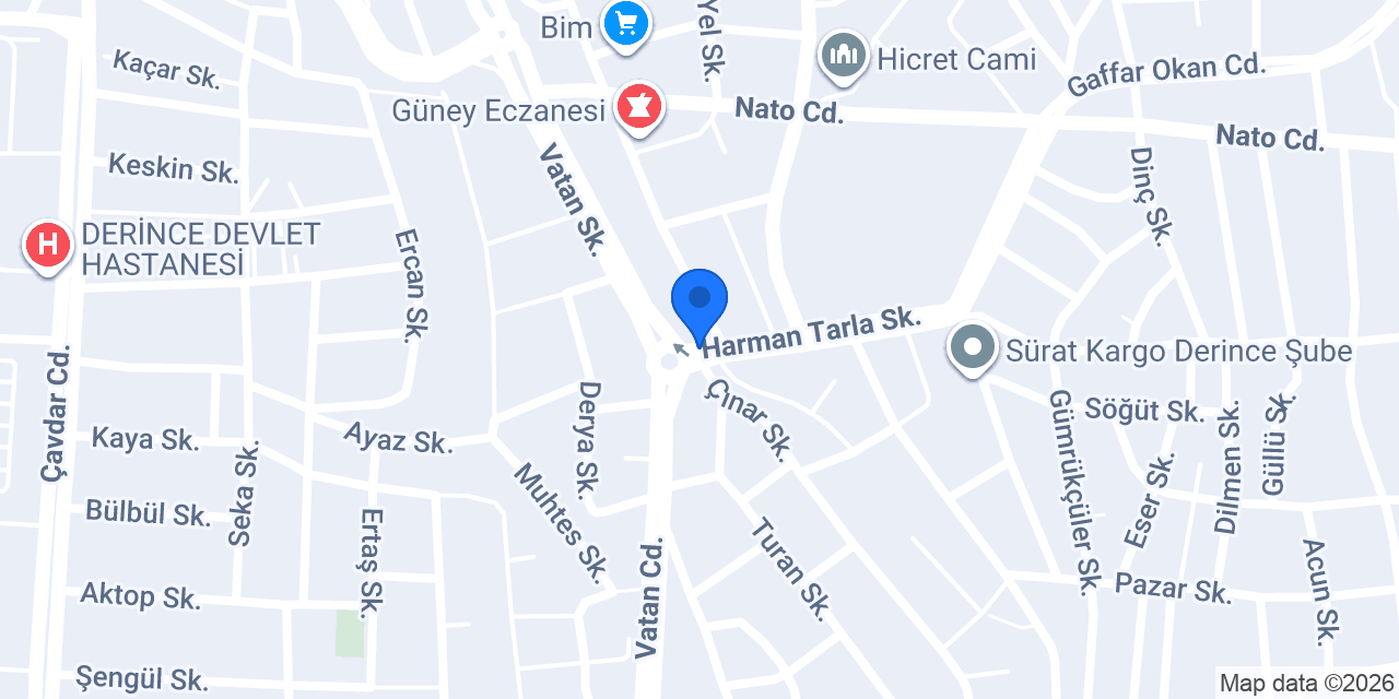 ERG GARAJ konumu