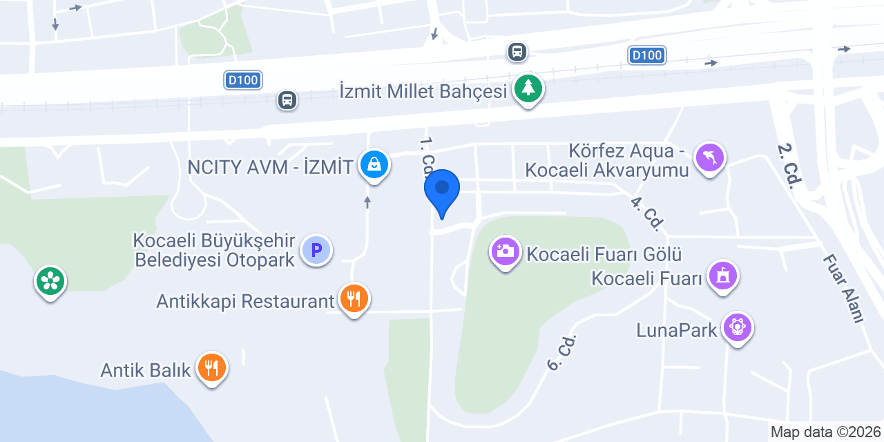 Nouf Coffee & Dessert İzmit konumu