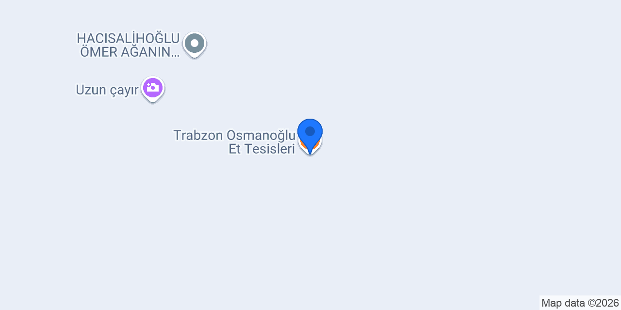 Trabzon Osmanoğlu Et Tesisleri konumu