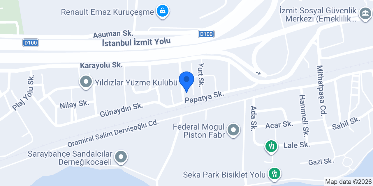KOCAELİ BELGELENDİRME konumu