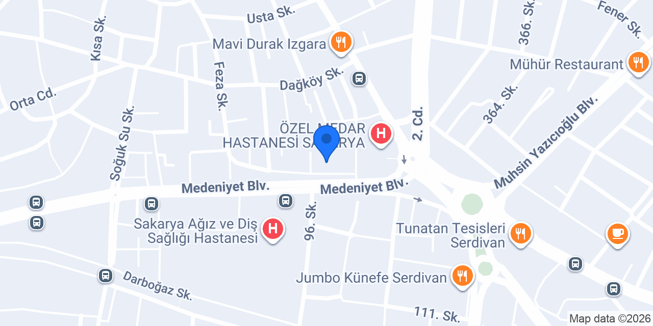 Necmettin Karakaya Diş Kliniği konumu
