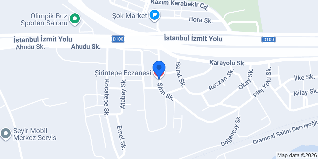 Şirintepe Eczanesi konumu