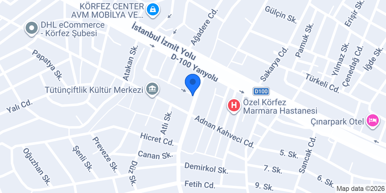 Körfez 2. Noterliği konumu