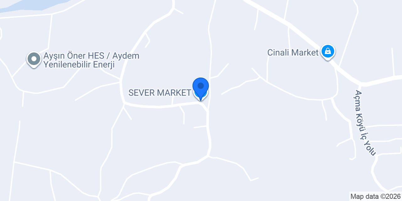 SEVER MARKET konumu