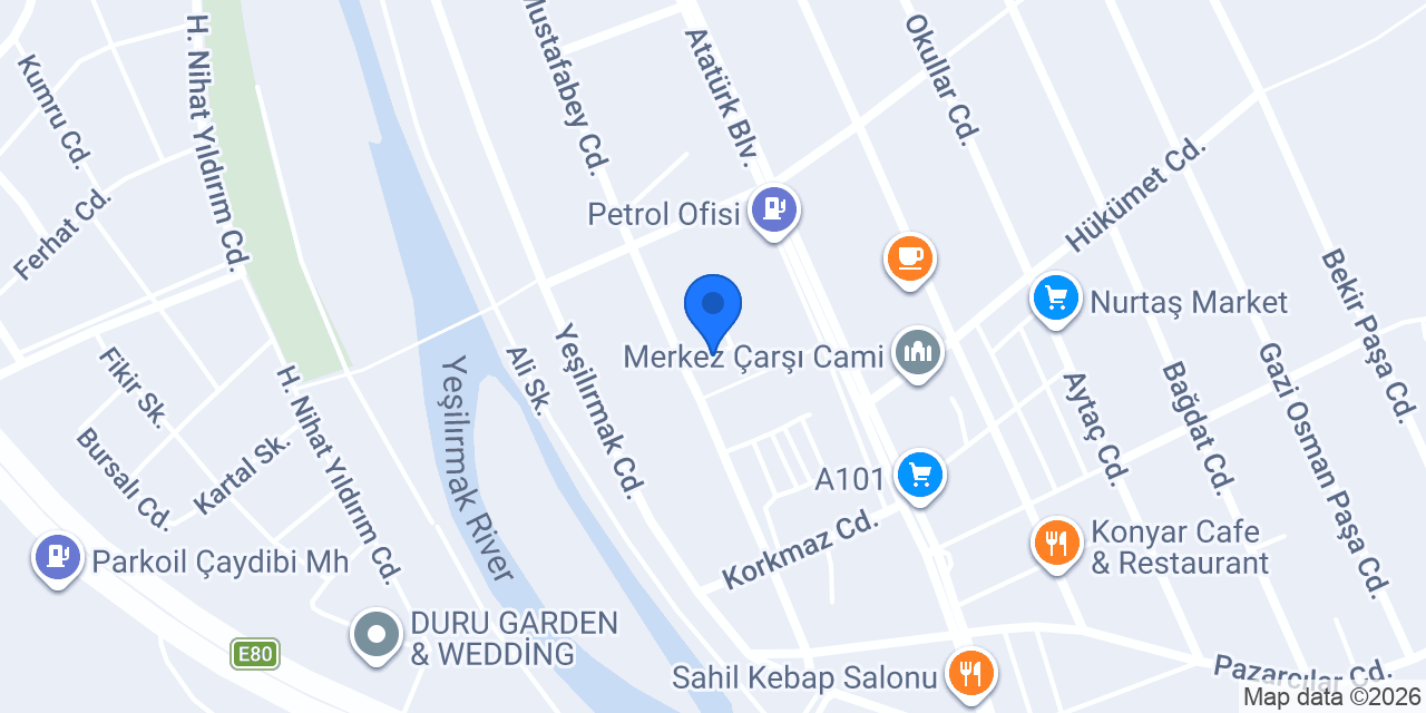 TAŞOVA İLÇE MÜFTÜLÜĞÜ konumu