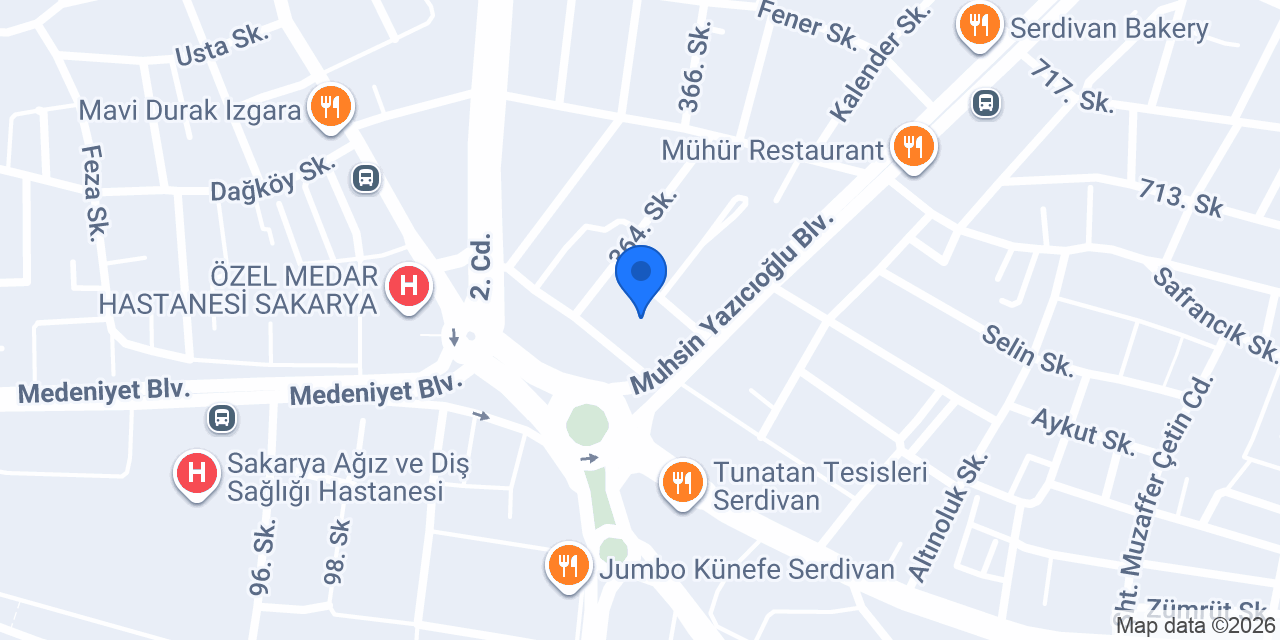 Osmanlı Hurma Bahçesi konumu