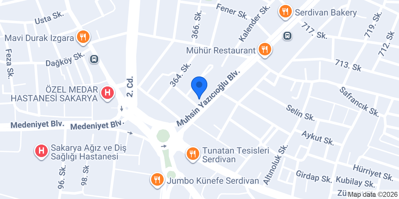 Adapazarı Doruk Koleji konumu