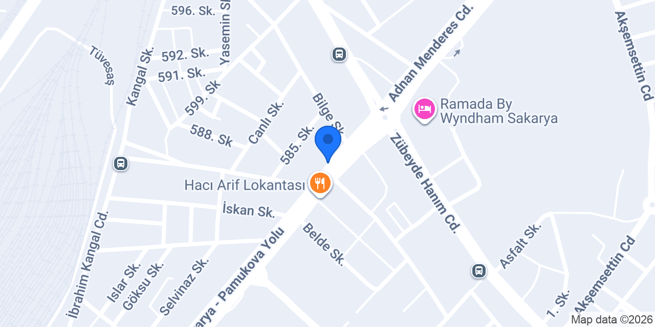 Tunç Oto Lastik konumu