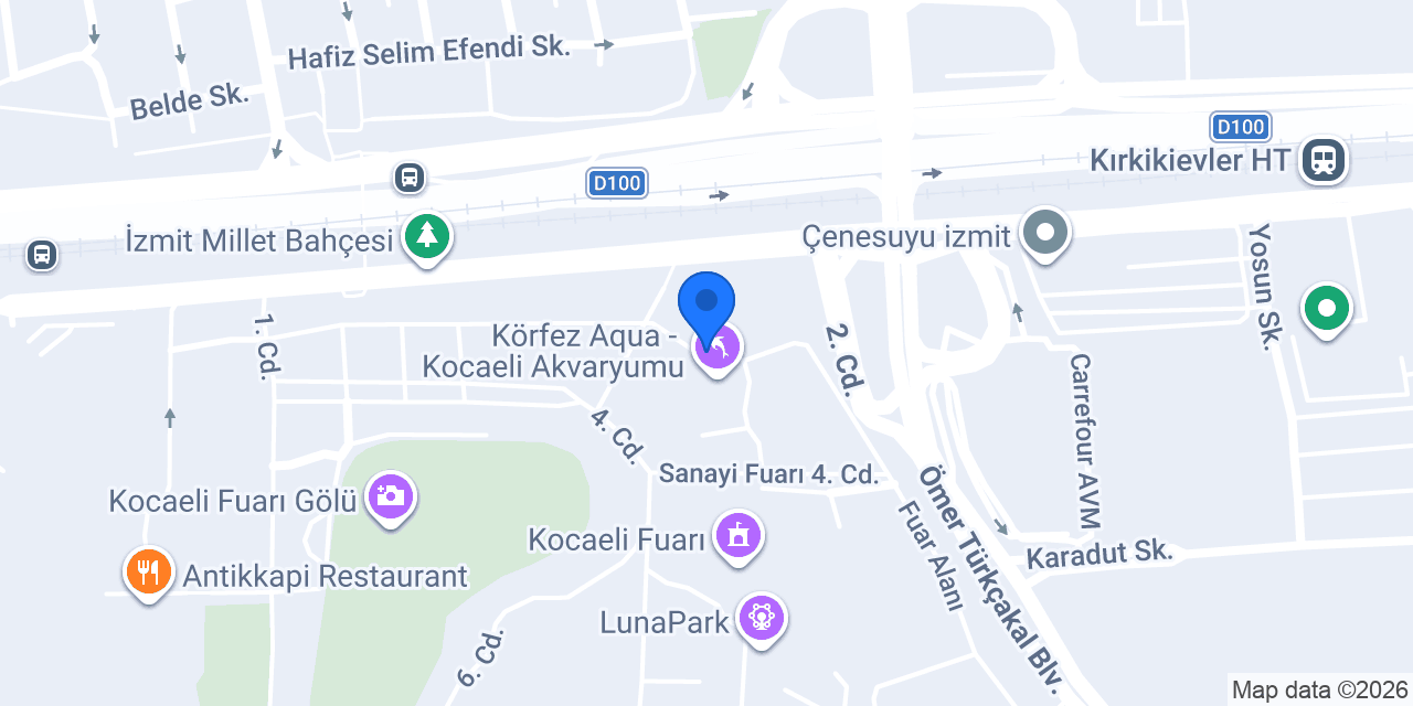 Doğu Marmara ABİGEM A.Ş. konumu