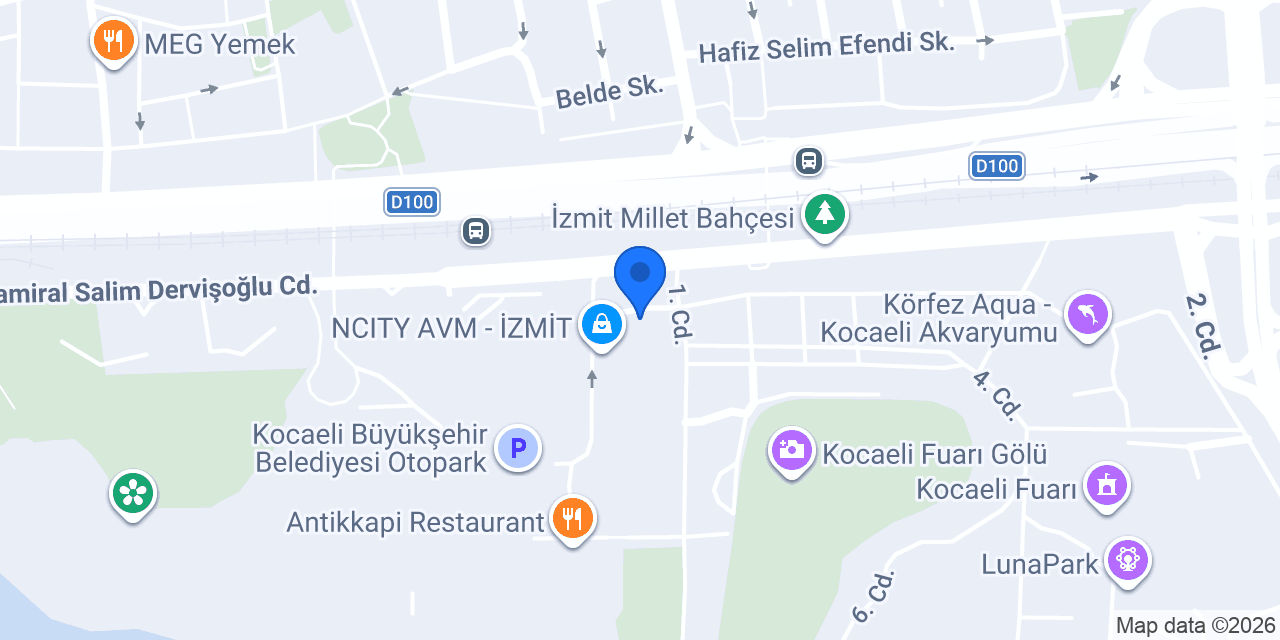 Playpark&Bowlingo Ncity konumu