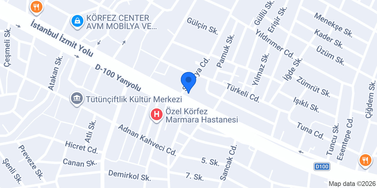 Ziraat Katılım Körfez Şubesi konumu