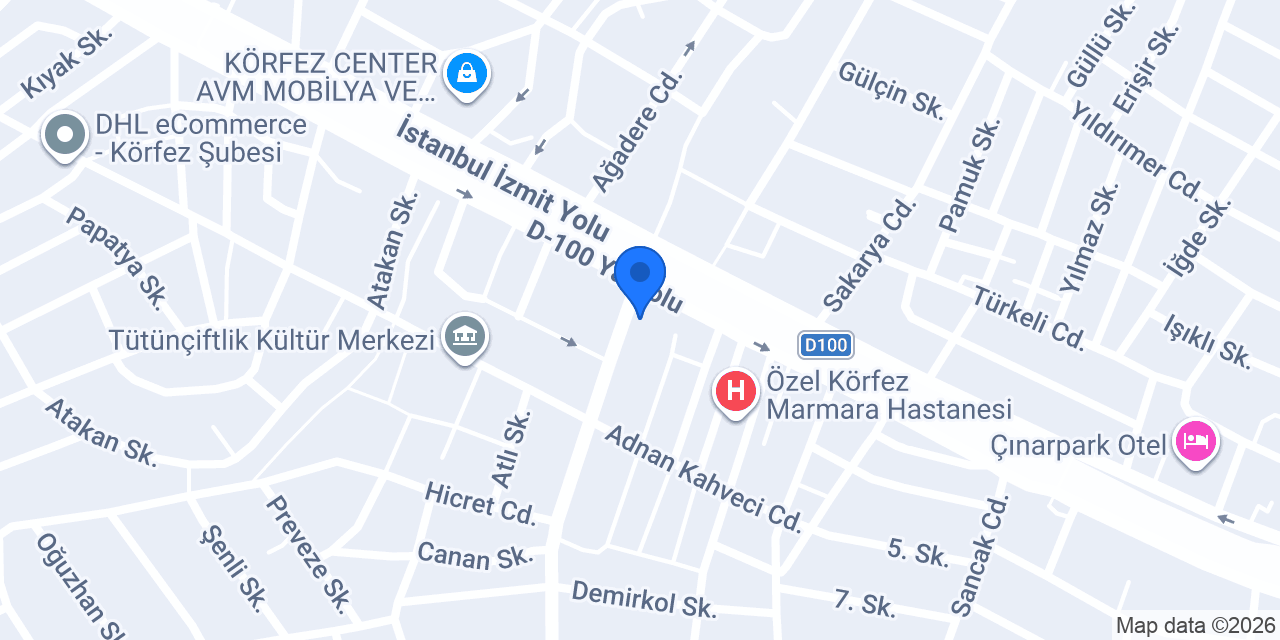 Saray Börekçisi Körfez konumu