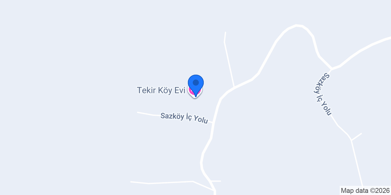 Tekir Köy Evi konumu